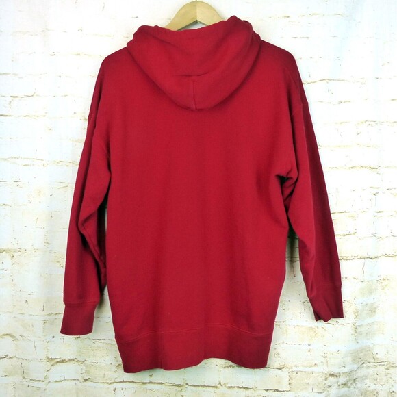 Uniqlo x Verdy Hoodie Women XL Red Rise Dreamers Become Doers Rise Again Pockets - Picture 10 of 10
